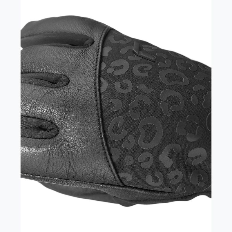 Mănuși de schi pentru femei Reusch Beatrix R-Tex XT black/black leopard 9