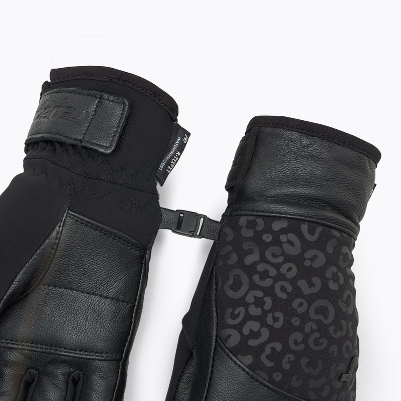 Mănuși de schi pentru femei Reusch Beatrix R-Tex XT black/black leopard 5