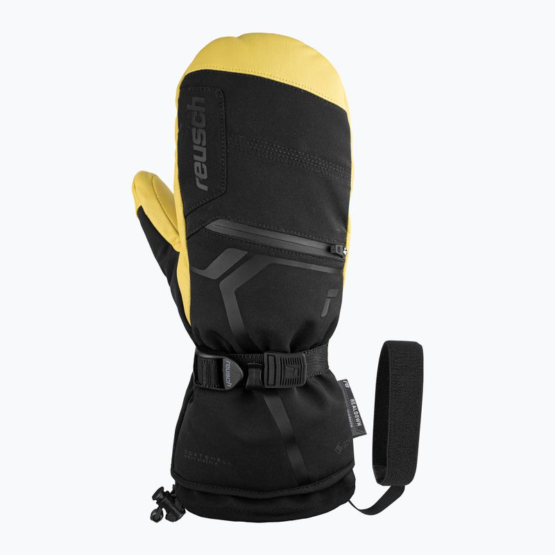 Mănuși de schi Reusch Down Spirit Gore-Tex Mitten black/camel 4