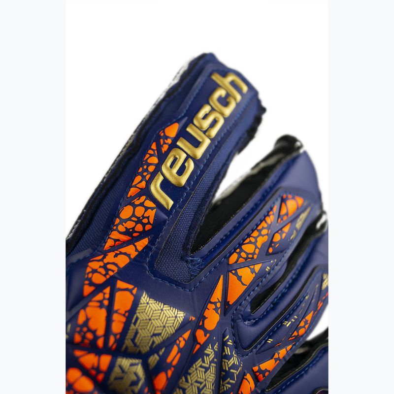 Mănuși de portar Reusch Attrakt Duo Evolution premium blue/gold/black 5