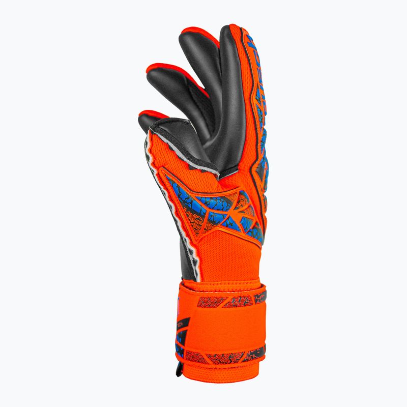 Mănuși de portar Reusch Attrakt Duo hyper orange/electric blue/black 4