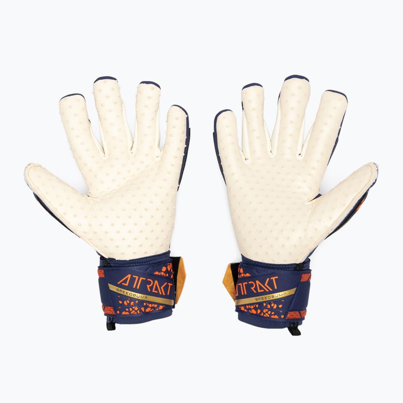 Mănuși de portar Reusch Attrakt SpeedBump premium blue/gold 2