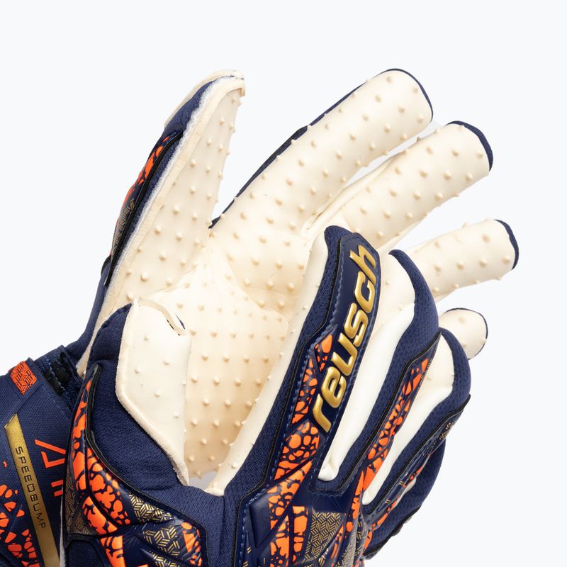 Mănuși de portar Reusch Attrakt SpeedBump premium blue/gold 3