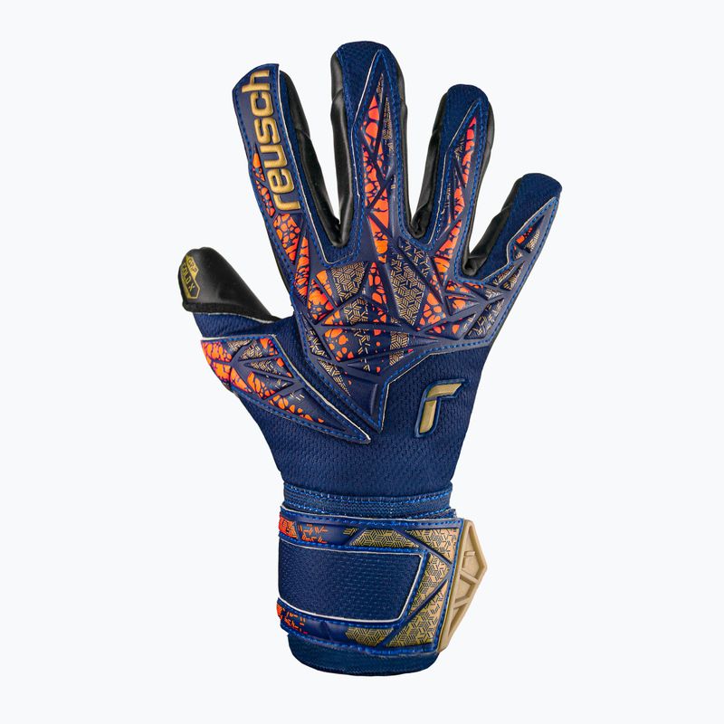 Mănuși de portar pentru copii Reusch Attrakt Gold X Junior premium albastru/auriu/negru pentru copii 2