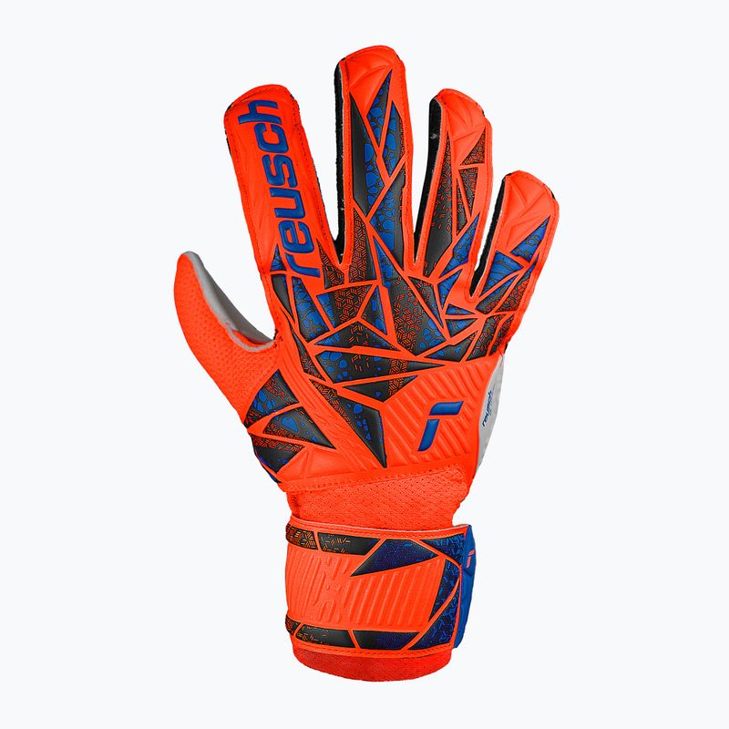 Mănuși de portar pentru copii Reusch Attrakt Solid Junior hyper orng/elec albastru pentru copii 2
