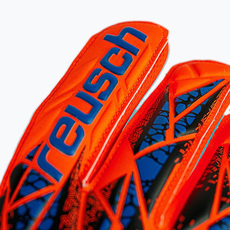 Mănuși de box pentru copii Reusch Attrakt Starter Solid Junior hyper orng/elec blue 9