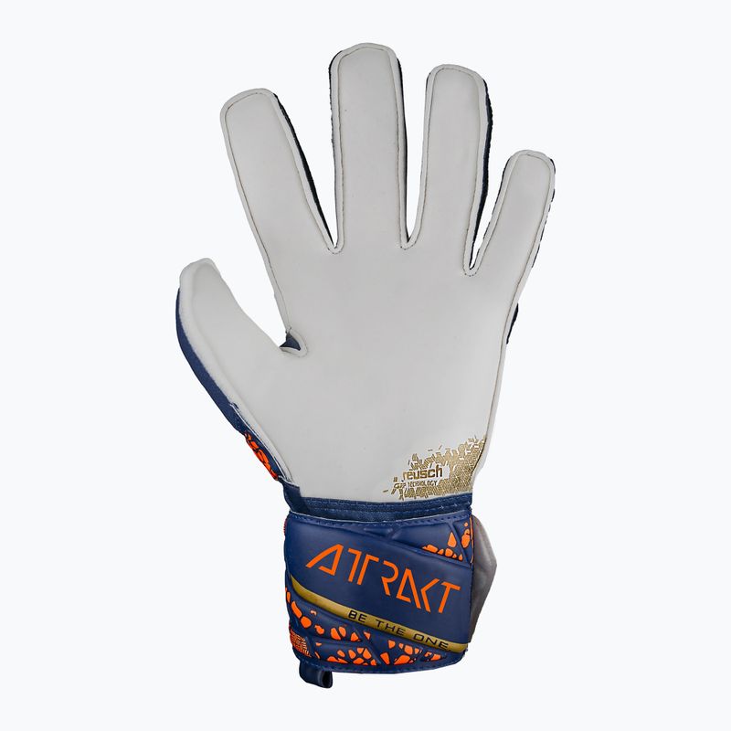 Mănuși de box pentru copii Reusch Attrakt Grip Junior premium blue/gold