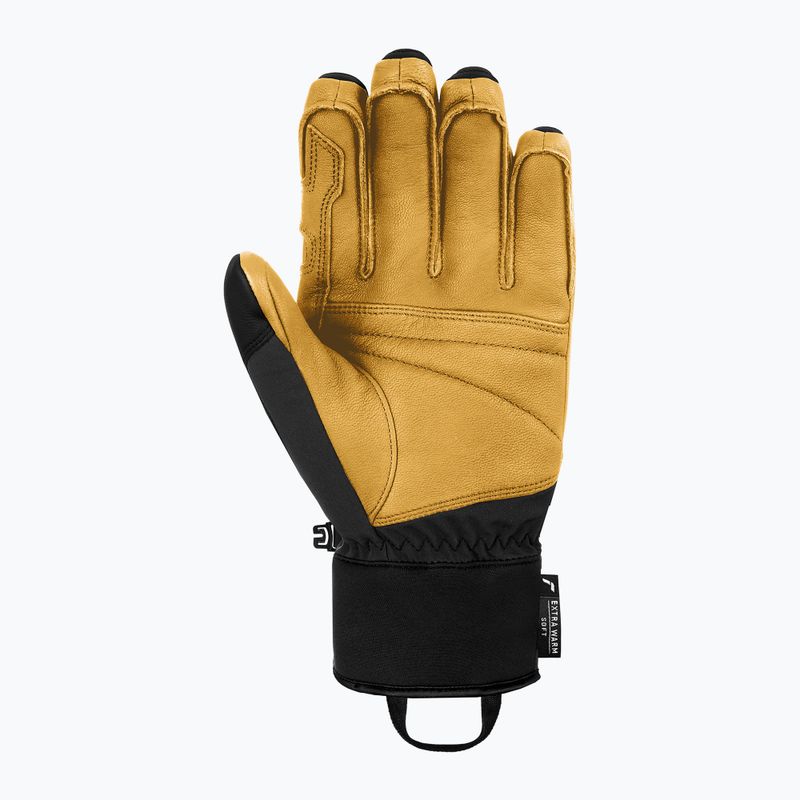 Mănuși de schi Reusch Pro Rc black/camel 4