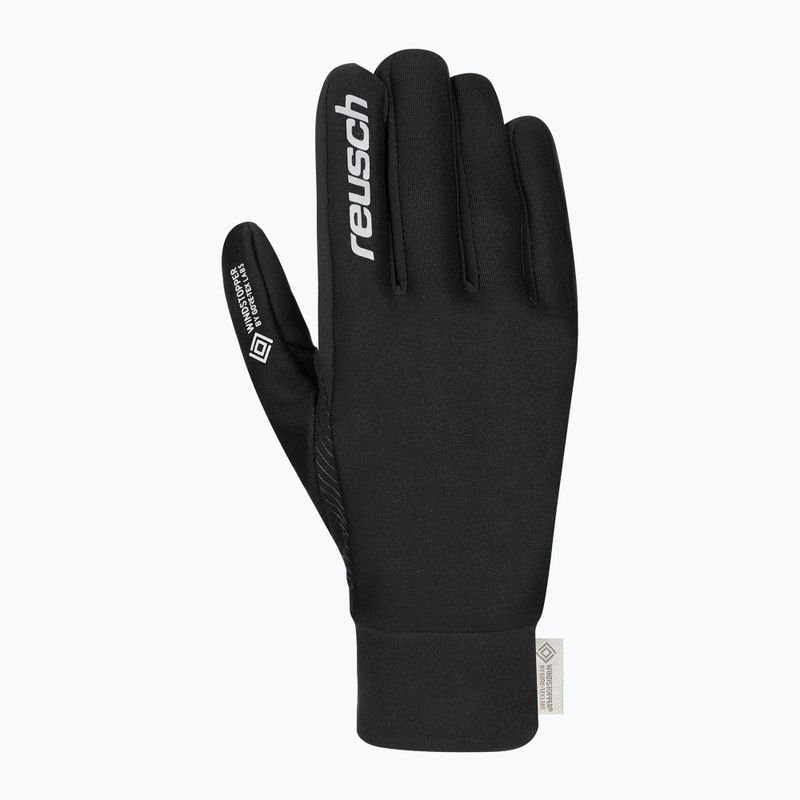 Mănuși pentru bărbați Reusch Karayel Windstopper Touch-Tec black/silver 3