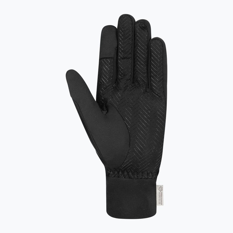 Mănuși pentru bărbați Reusch Karayel Windstopper Touch-Tec black/silver 4