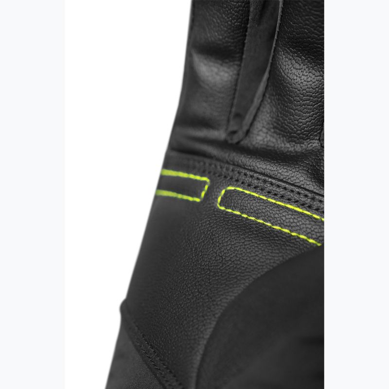 Mănuși de schi pentru copii Reusch Alan Junior black/brilliant blue/safety yellow 6