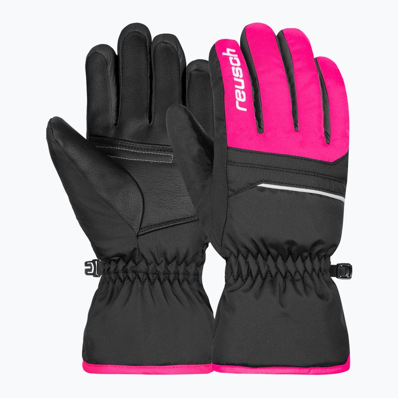 Mănuși de schi pentru copii Reusch Alan Junior black/pink glo 2