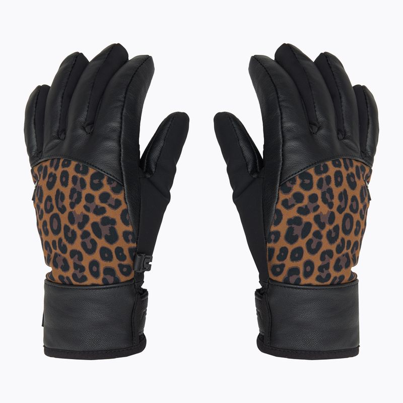 Mănuși de schi pentru femei Reusch Beatrix R-Tex XT black/brown leopard 3