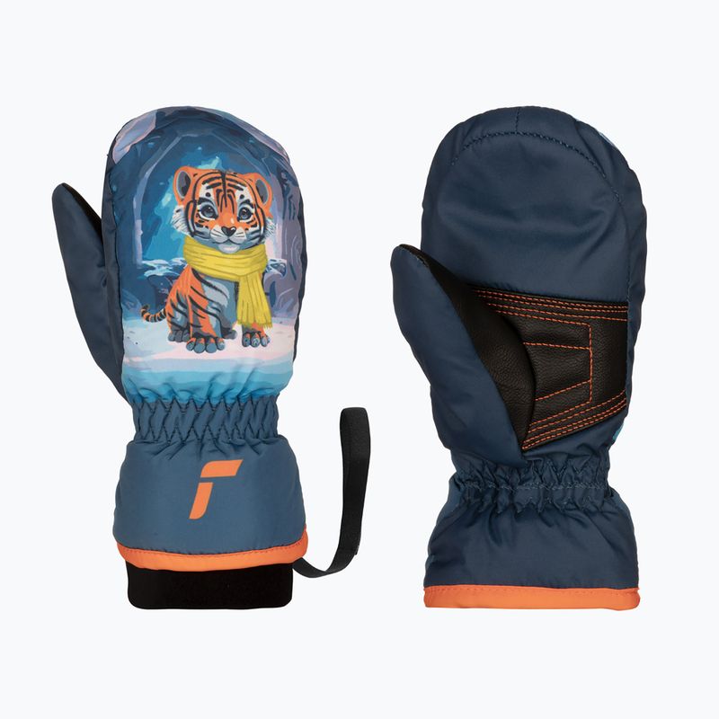 Mănuși de schi pentru copii Reusch Scottie Mitten tiger
