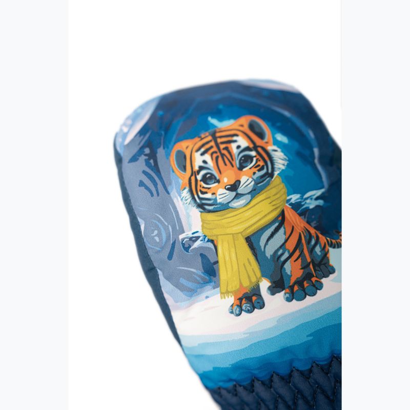 Mănuși de schi pentru copii Reusch Scottie Mitten tiger