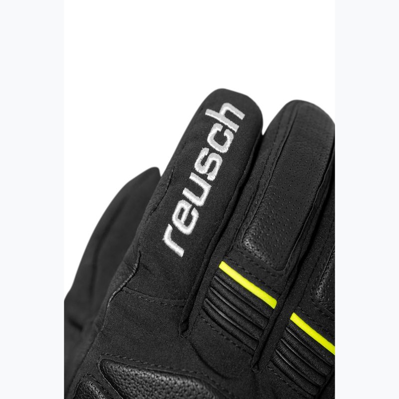 Mănuși de schi Reusch Thunder R-Tex XT blacier grey/black/safety yellow 4