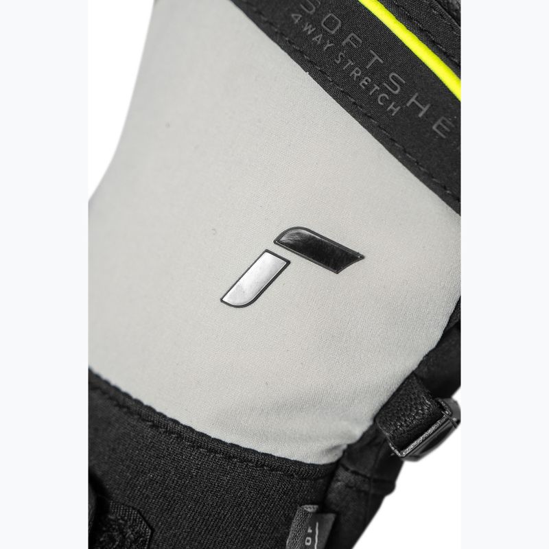 Mănuși de schi Reusch Thunder R-Tex XT blacier grey/black/safety yellow 5