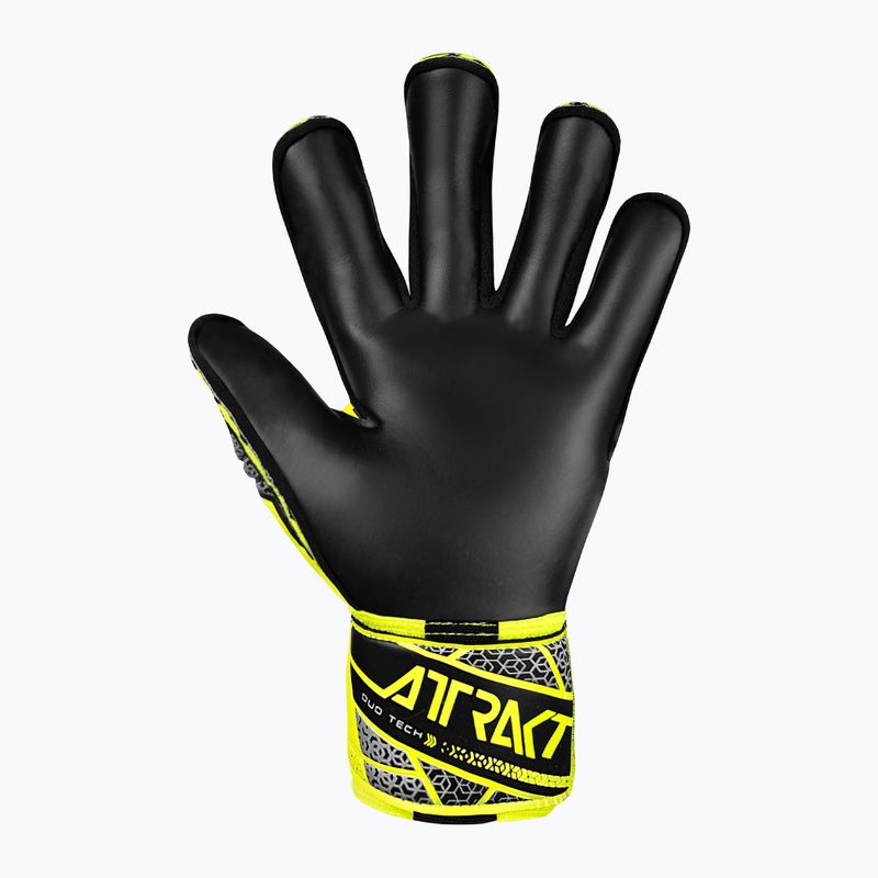 Mănuși de portar Reusch Attrakt Duo Evolution safety yellow/silver/black 3