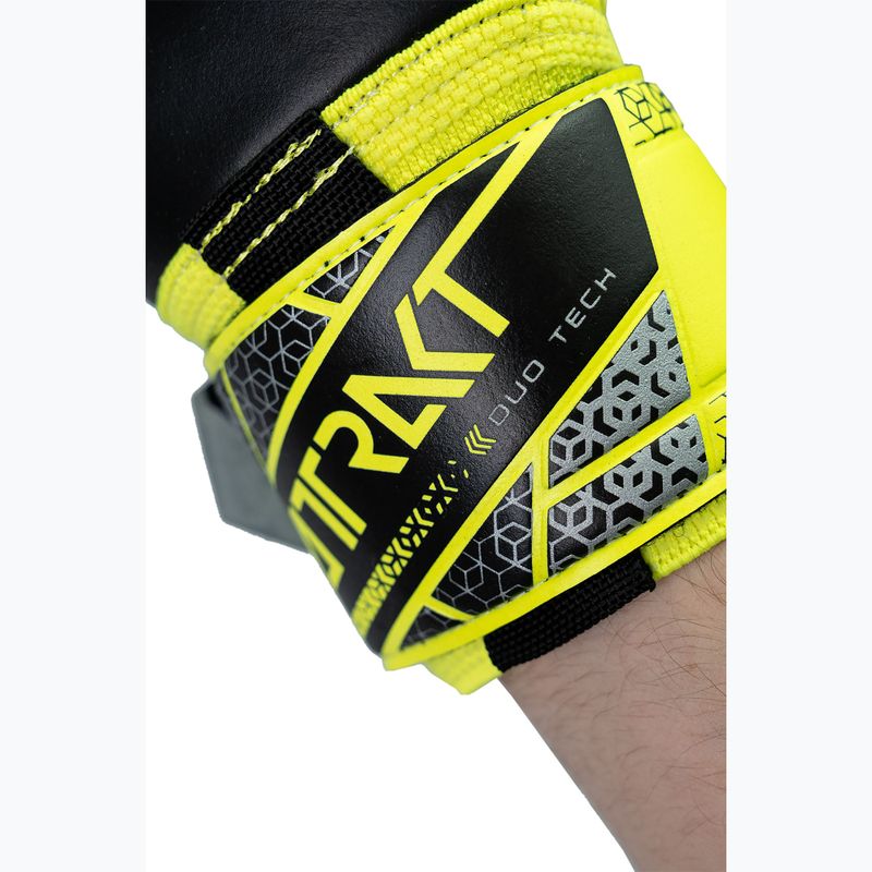 Mănuși de portar Reusch Attrakt Duo Evolution safety yellow/silver/black 6