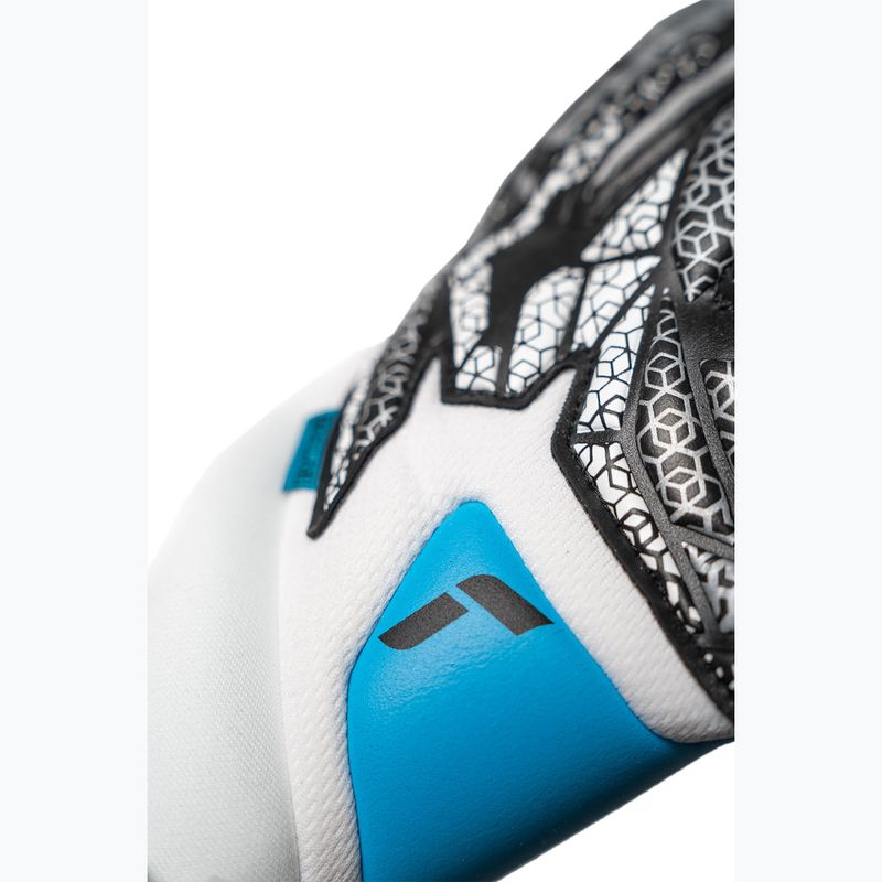 Mănuși de portar Reusch Attrakt Aqua Evolution white/black/aqua blue 7