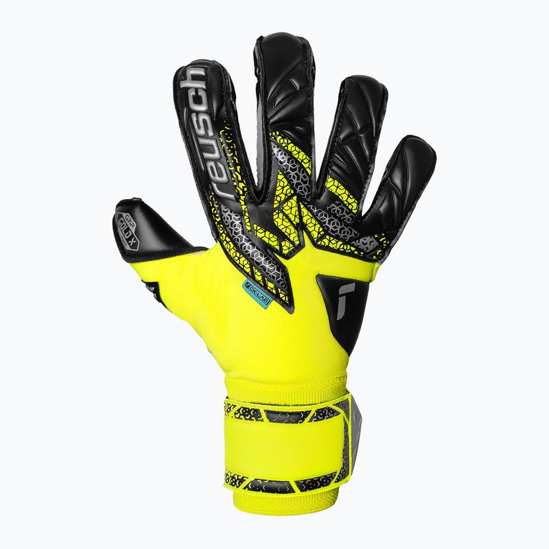 Mănuși de portar Reusch Attrakt Gold X Evolution safety yellow/silver/black 2