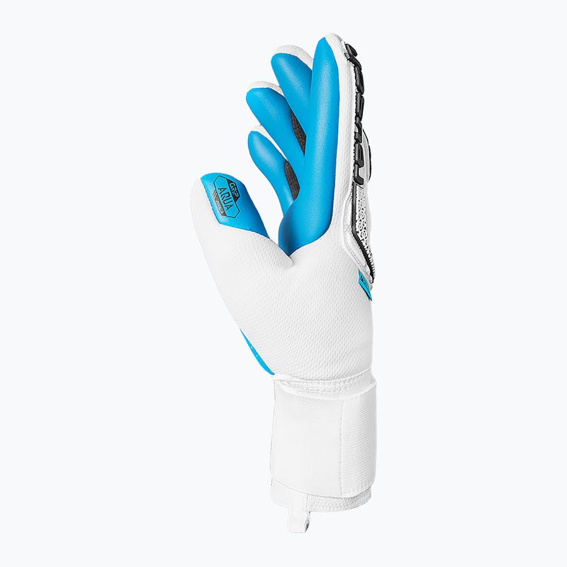 Mănuși de portar Reusch Attrakt Freegel Aqua white/black/aqua blue 4
