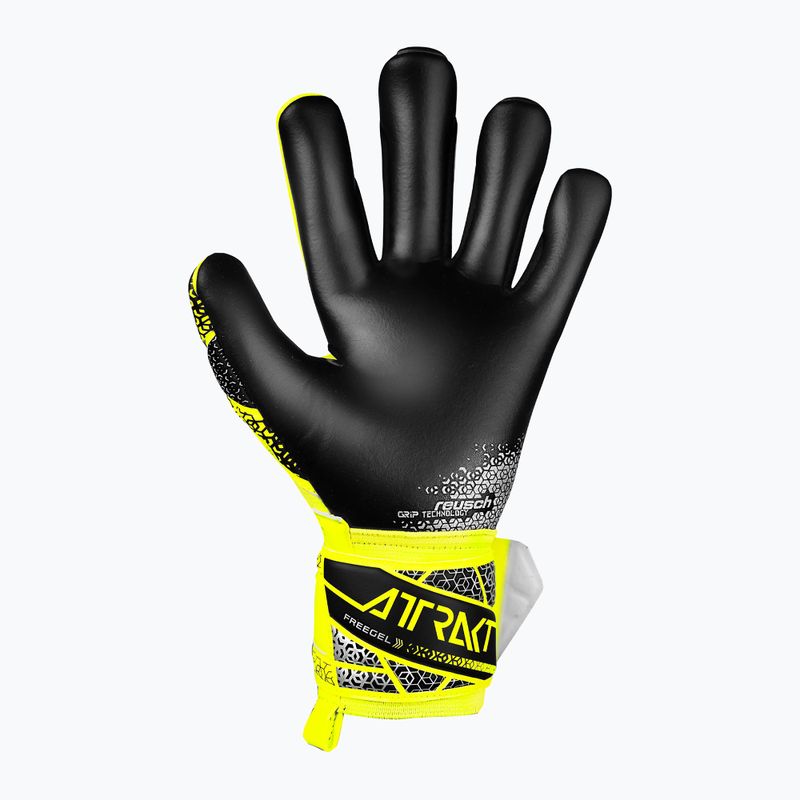 Mănuși de portar Reusch Attrakt Freegel Silver safety yellow/silver/black 3