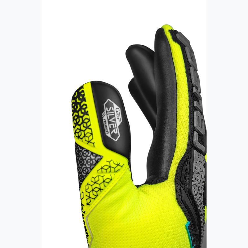 Mănuși de portar Reusch Attrakt Freegel Silver safety yellow/silver/black 6