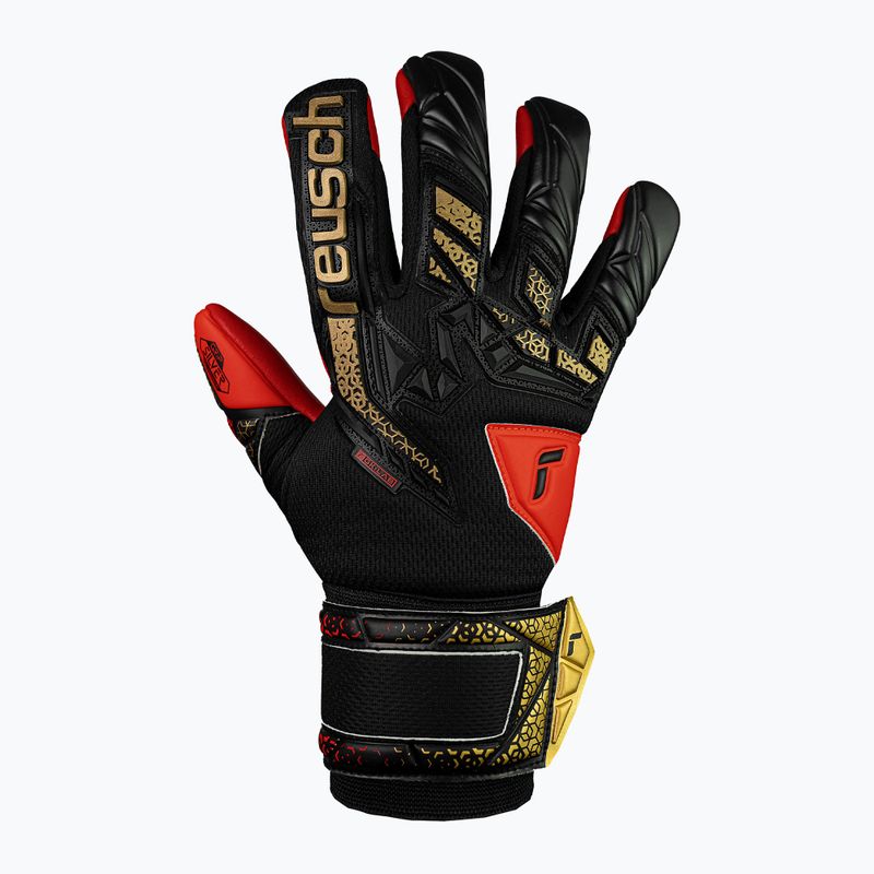 Mănuși de portar Reusch Attrakt Freegel Silver black/gold/fiery red 2