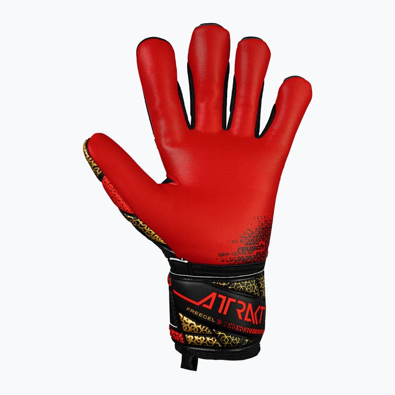 Mănuși de portar Reusch Attrakt Freegel Silver black/gold/fiery red 3