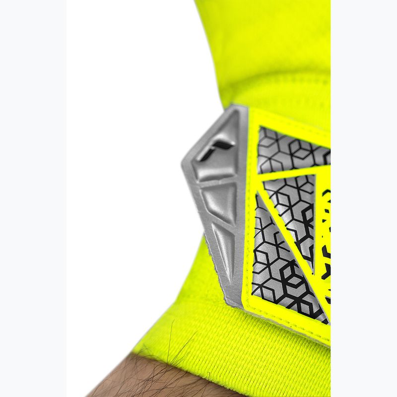 Mănuși de portar Reusch Attrakt Starter Solid safety yellow/silver 7