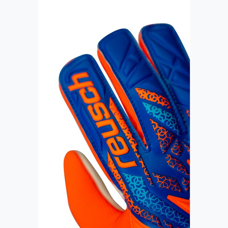 Mănuși de portar Reusch Attrakt Starter Solid shocking orange/blue 5