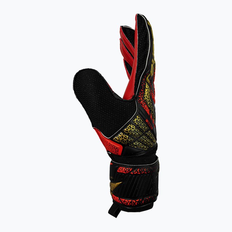 Mănuși de portar Reusch Attrakt Solid black/gold/fiery red 4