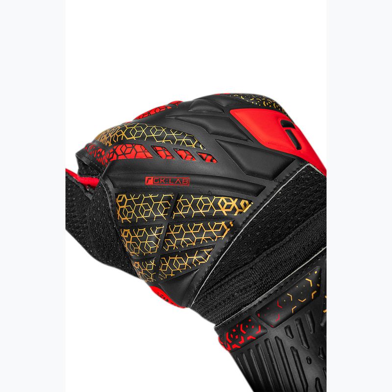 Mănuși de portar Reusch Attrakt Solid black/gold/fiery red 6