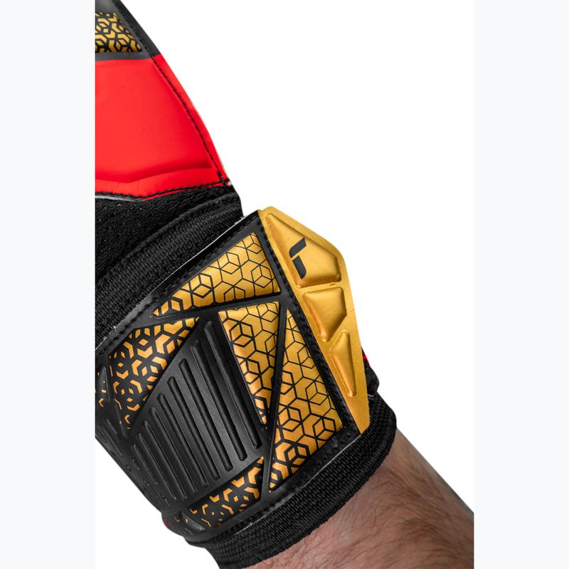 Mănuși de portar Reusch Attrakt Solid black/gold/fiery red 7