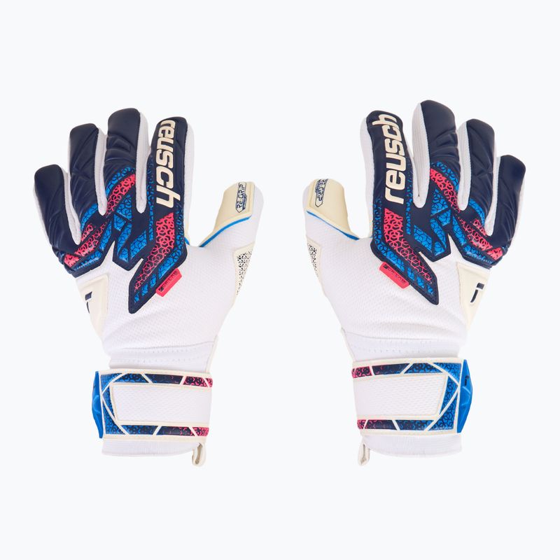 Mănuși de portar Reusch Attrakt RE:GRIP NC blue/pink/white 2