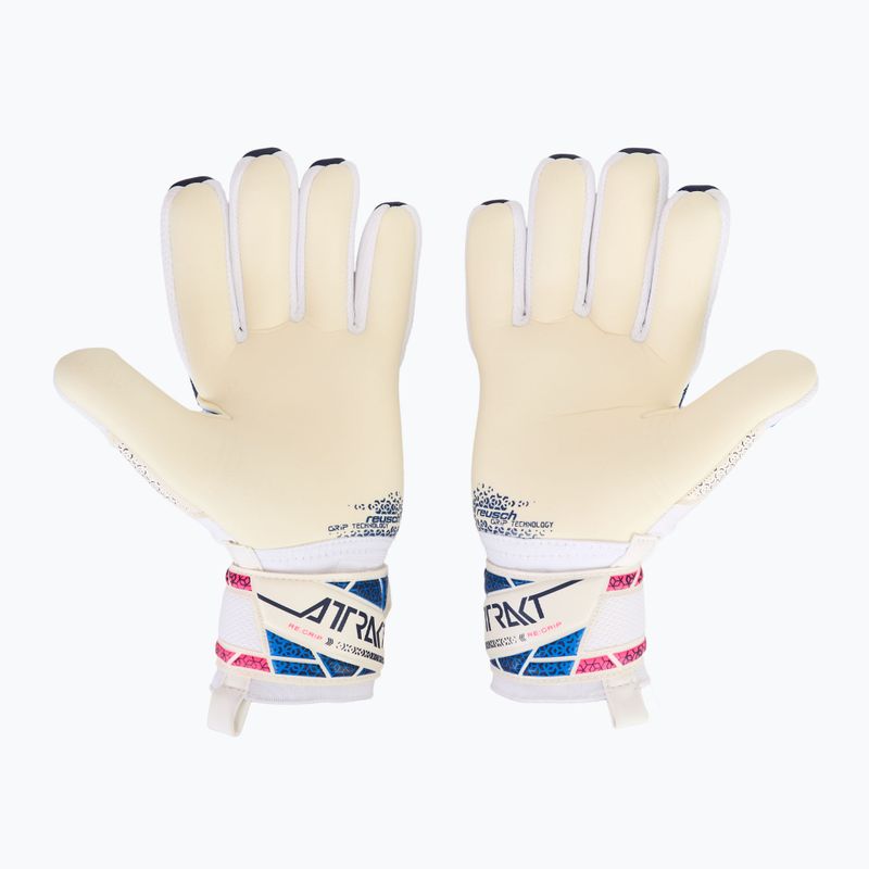 Mănuși de portar Reusch Attrakt RE:GRIP NC blue/pink/white 3