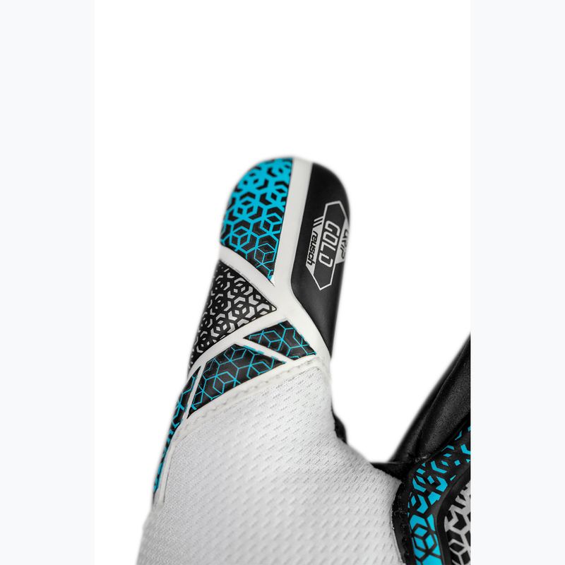 Mănuși de portar pentru copii Reusch Attrakt Gold NC Junior white/silver/black 7