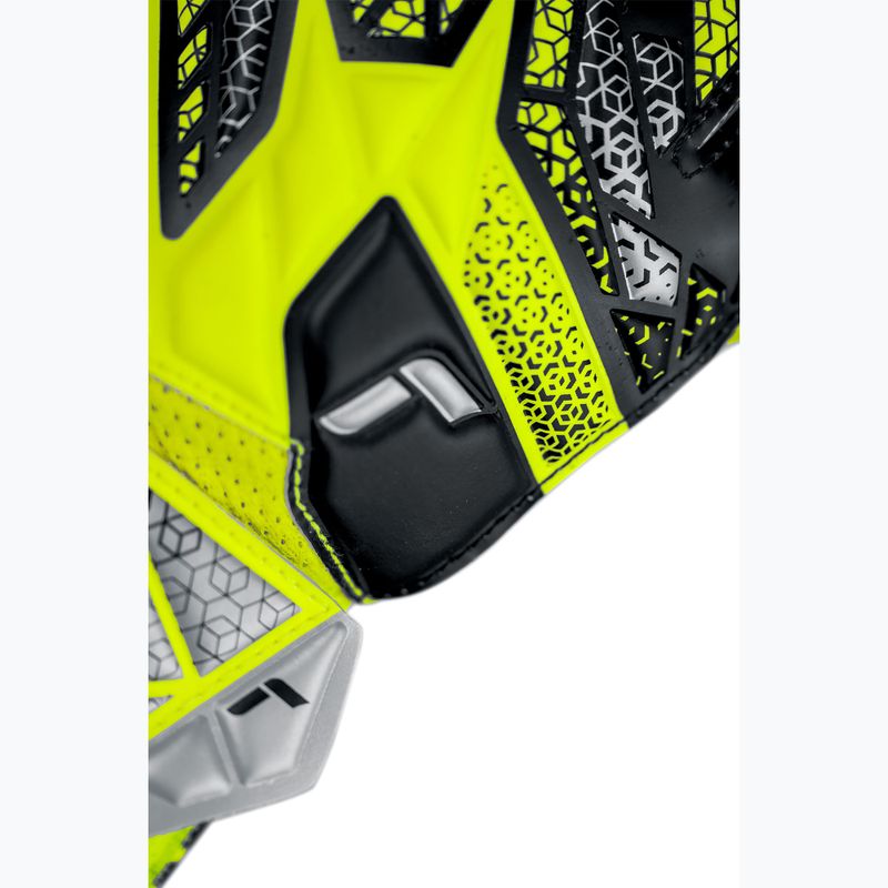 Mănuși de portar pentru copii  Reusch Attrakt Solid Junior safety yellow/silver 6