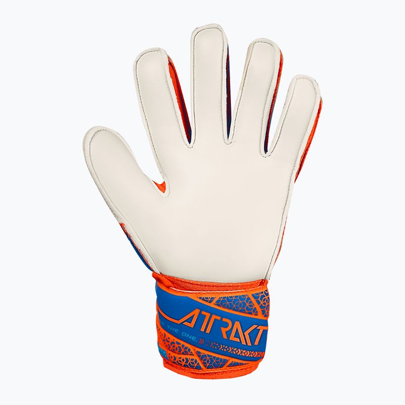 Mănuși de portar pentru copii  Reusch Attrakt Solid Junior shocking orange/blue 3