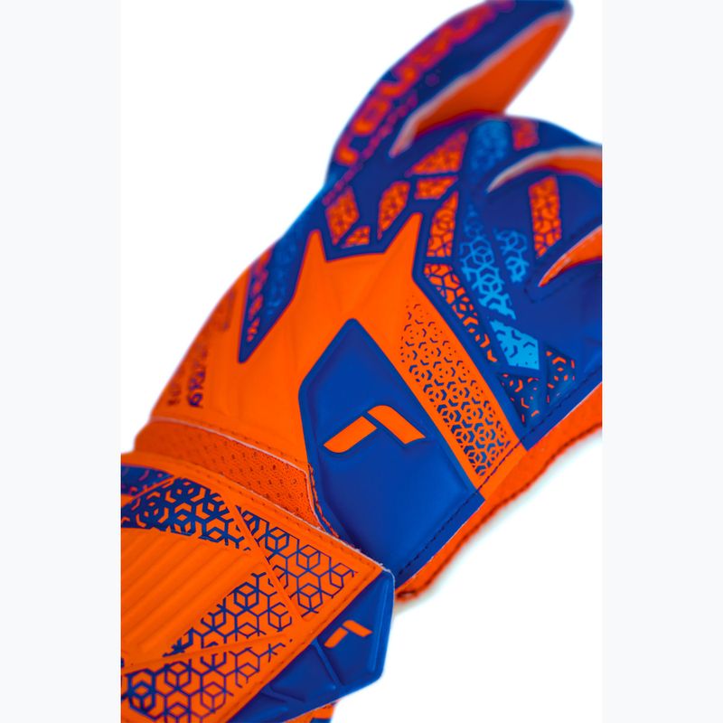 Mănuși de portar pentru copii  Reusch Attrakt Solid Junior shocking orange/blue 6