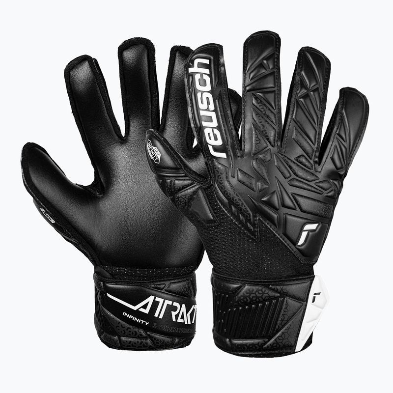 Mănuși de portar pentru copii  Reusch Attrakt Infinity Junior black
