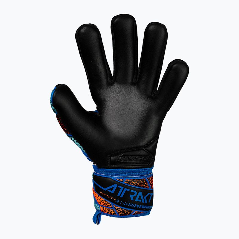 Mănuși de portar Reusch Attrakt Infinity NC Junior electric blue/shocking orange/black 3