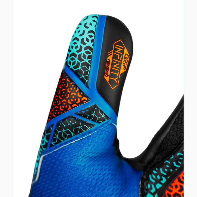 Mănuși de portar Reusch Attrakt Infinity NC Junior electric blue/shocking orange/black 7
