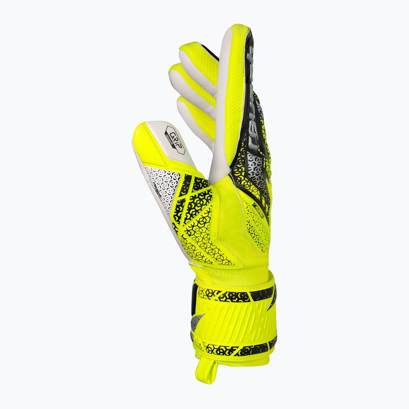Mănuși de portar pentru copii Reusch Attrakt Grip Junior safety yellow/silver 4