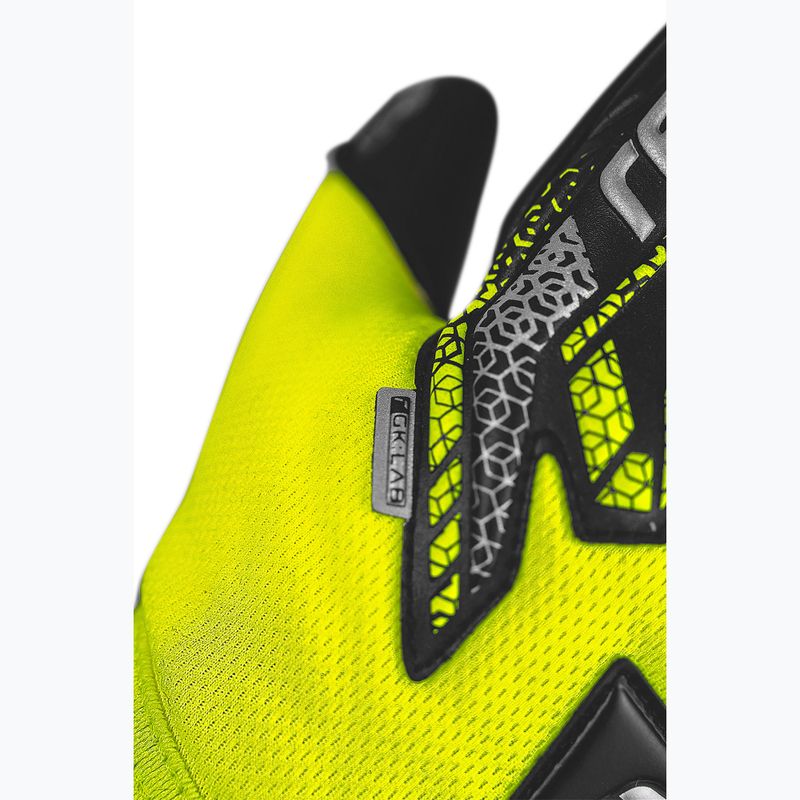 Mănuși de portar pentru copii Reusch Attrakt Gold X NC Junior safety yellow/silver/black 8