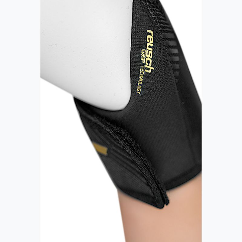 Mănuși de portar Reusch Fastgrip Silver black/gold 6
