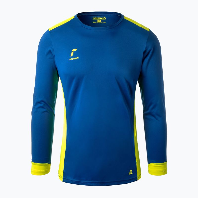 Longsleeve de portar Reusch Match Longsleeve Padded brilliant blue/safety yellow