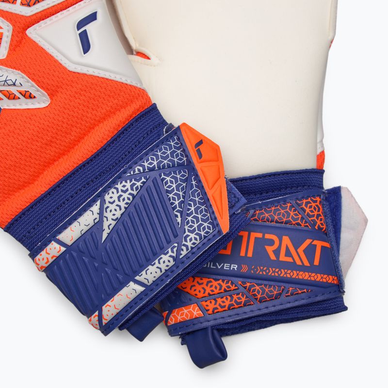 Mănuși de portar Reusch Attrakt Silver shocking orange/energize blue 5