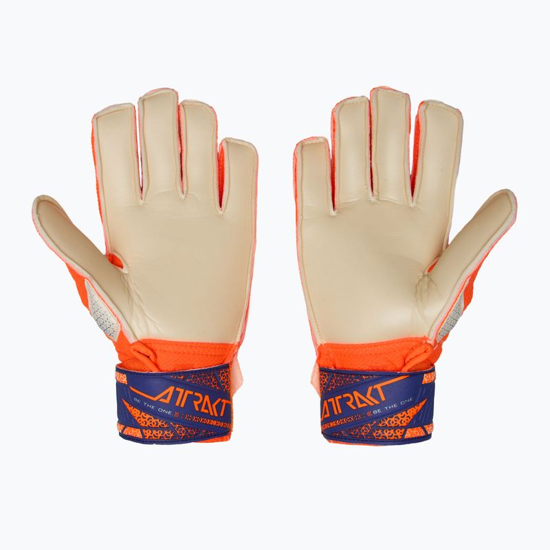 Mănuși de portar pentru copii  Reusch Attrakt Solid Junior shocking orange/energize blue 3